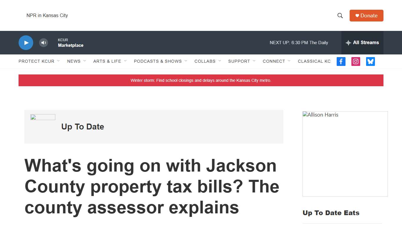 What's going on with Jackson County property tax bills? The county assessor explains KCUR - Kansas City news and NPR